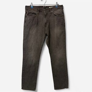 Cremieux Premium Denim Men's Brown Relaxed Straight Jeans 35 x 32